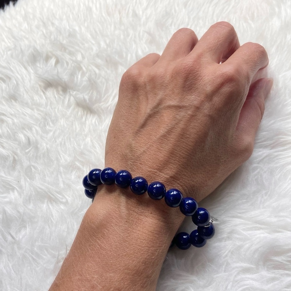 Lapis Lazuli Believe Bracelet - Picture 5 of 5